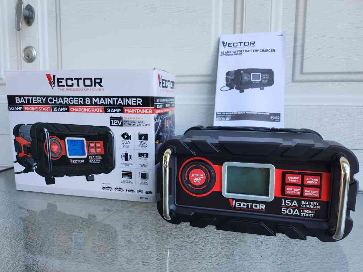 Vector Battery Charger and Maintainer