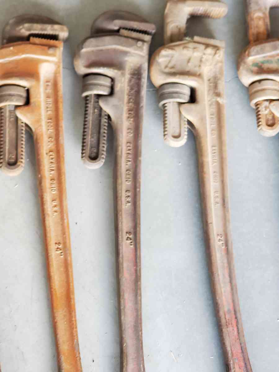 Various Pipe Wrenches