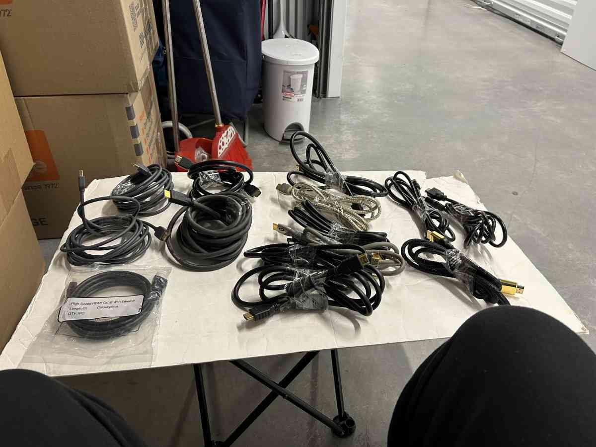 LOT OF 15 HIGH SPEED HDMI CABLE WITH ETHERNET - Rochelle Park, New Jersey - FleaMarketBay