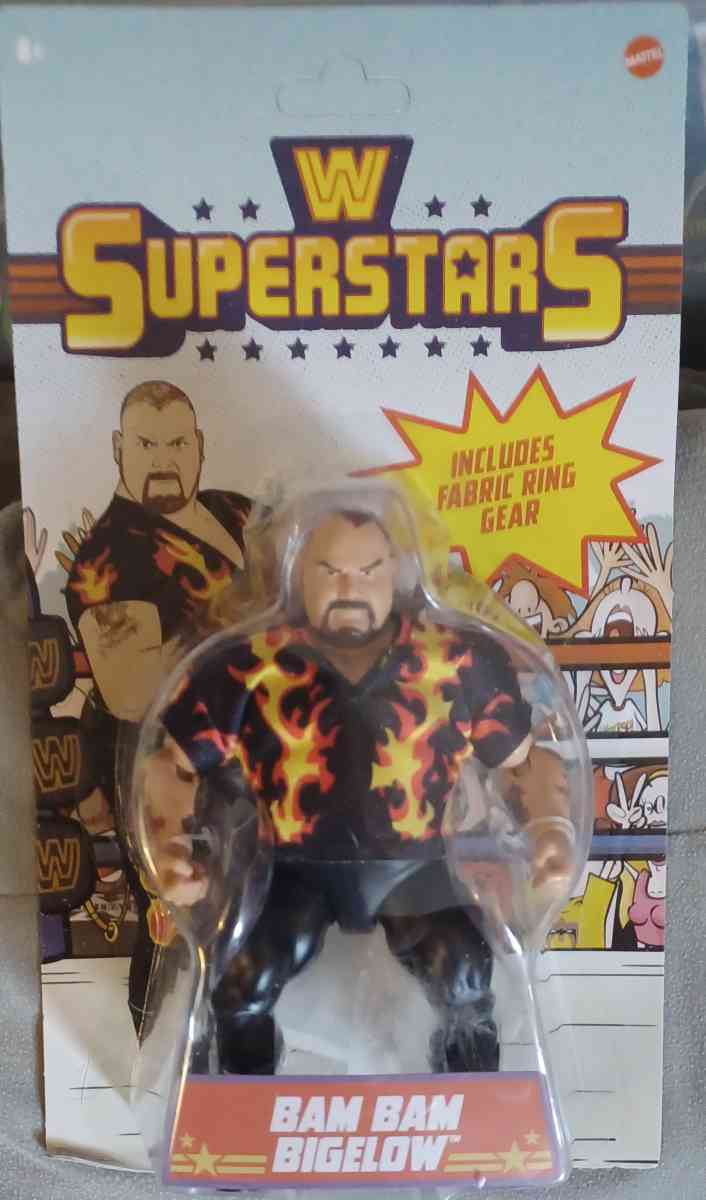 WWE Bam Bam Bigelow Legends Action Figure - Brick, New Jersey - FleaMarketBay