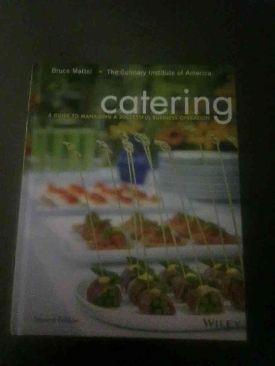 2nd Edition Catering Text Book from The Culinary Institute