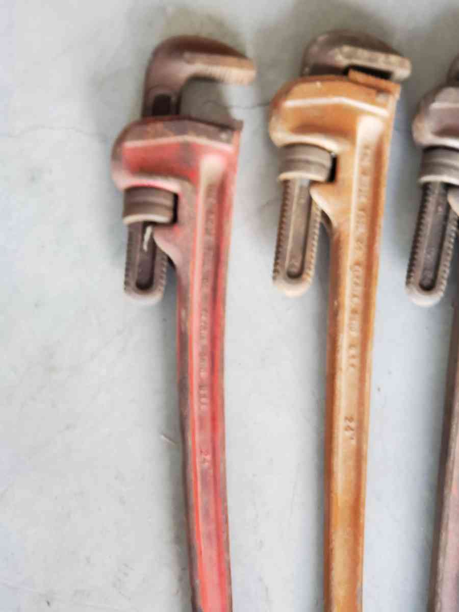 Various Pipe Wrenches