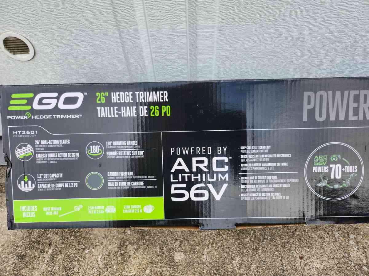EGO 56v 26 Inch Hedge Trimmer - Homosassa, Florida - FleaMarketBay