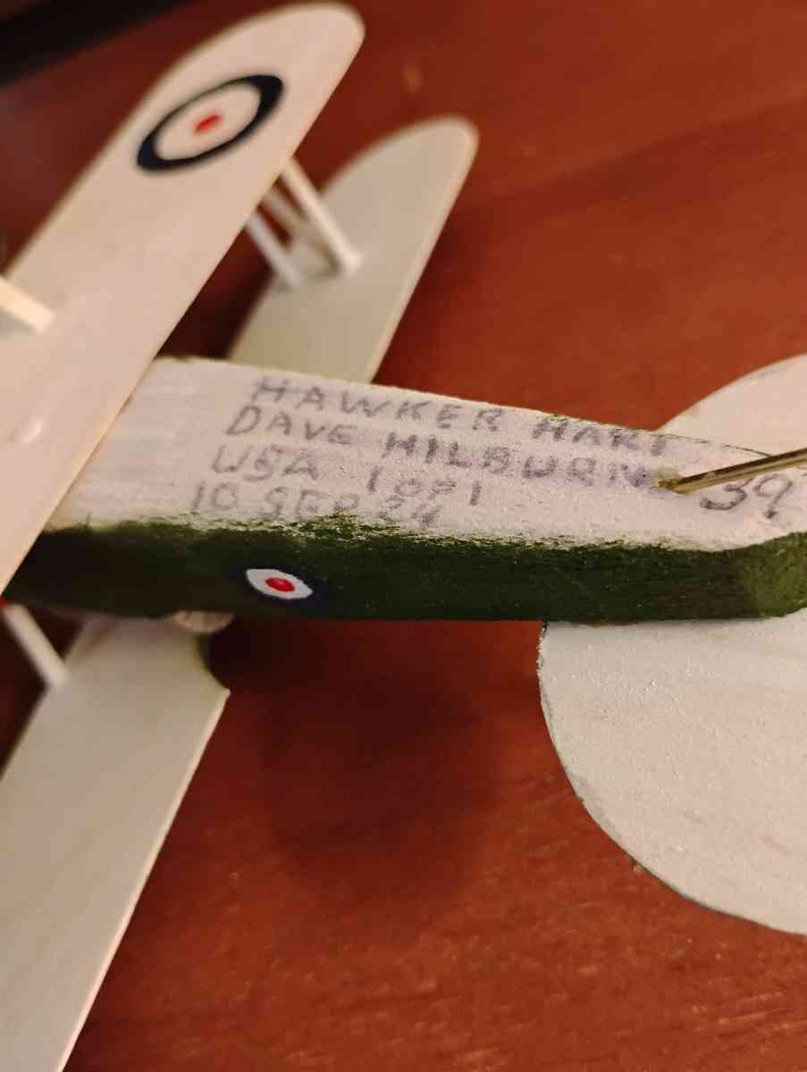 vintage world war 1 handmade model biplane - Exeter, Missouri - FleaMarketBay