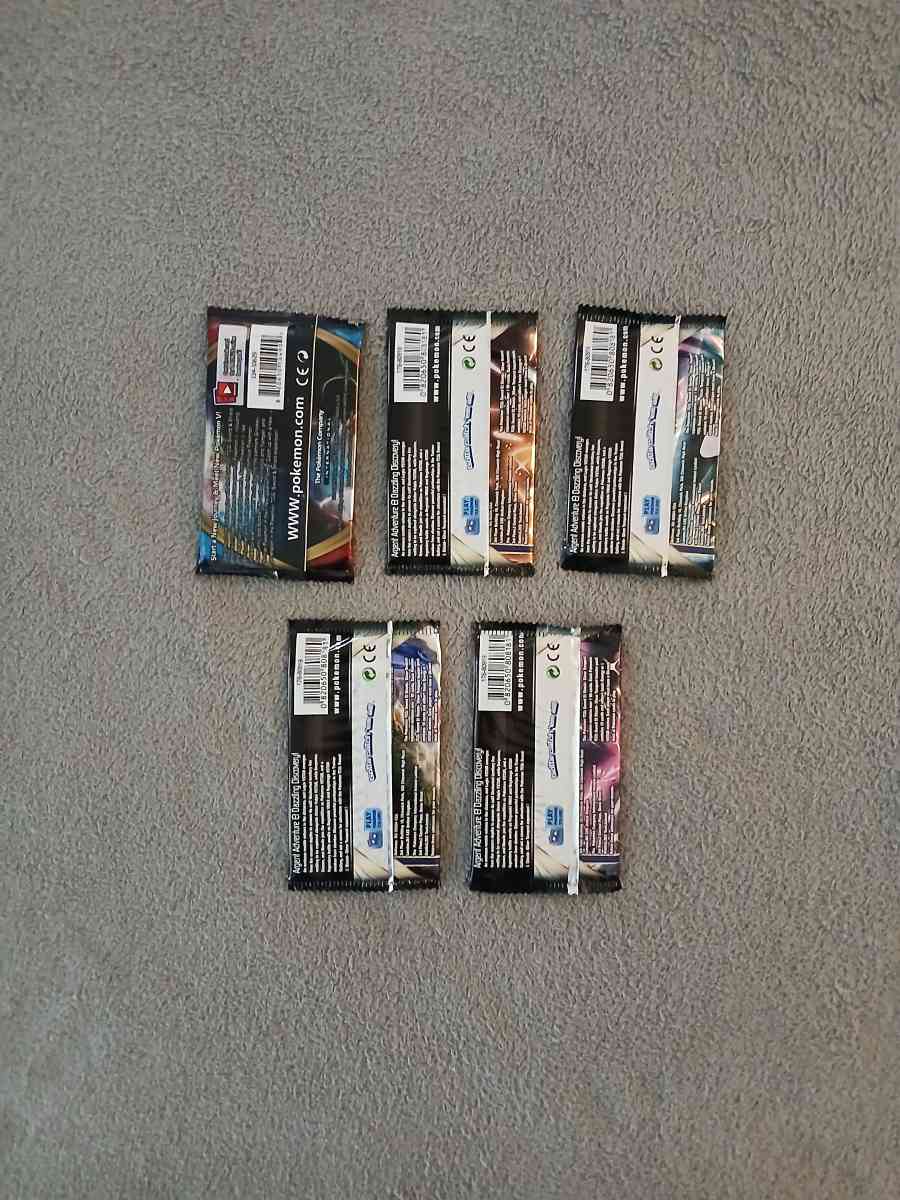5 Pokemon 10 Trading Cards Booster Packs 2022 2024