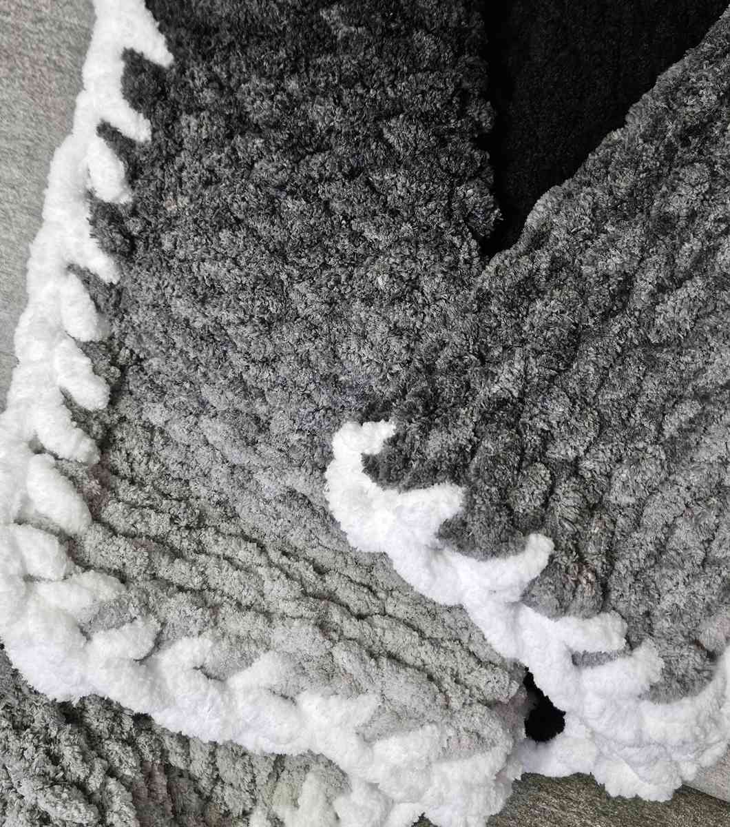 Black Ombre Throw - Durham, North Carolina - FleaMarketBay