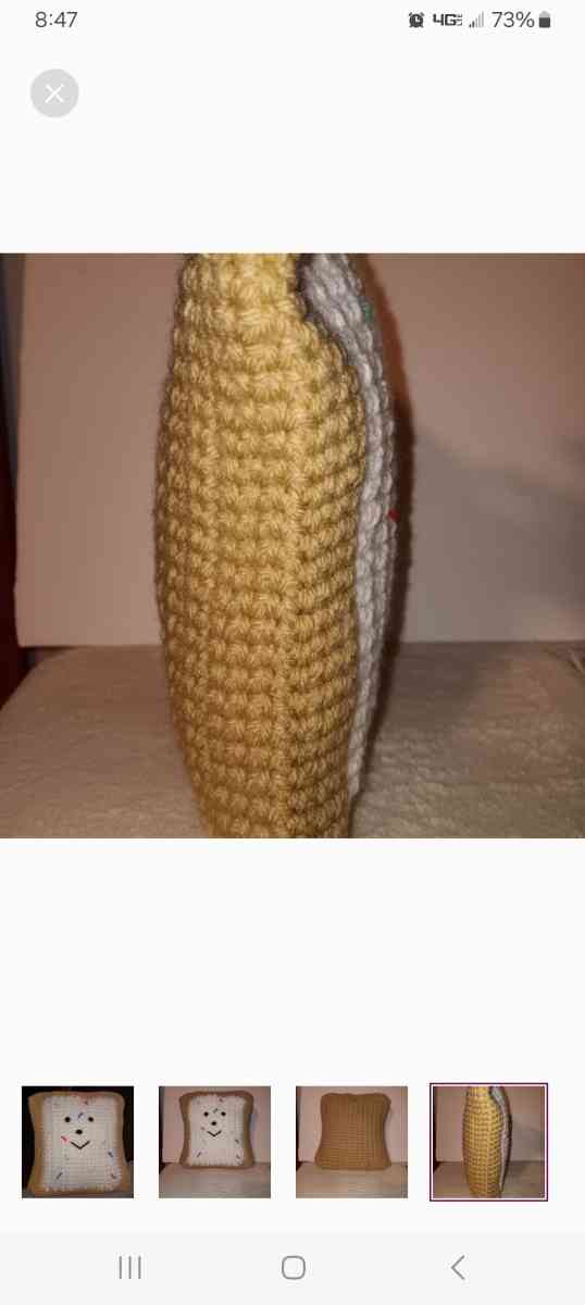 Handmade Crochet Pop Tart