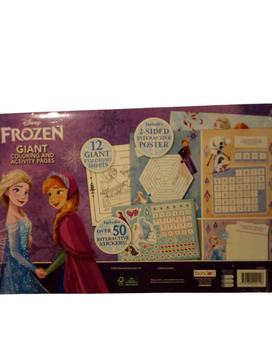 DISNEYS FROZEN ACTIVITY SET INCLUDES 2 SIDED INTERACT POSTER