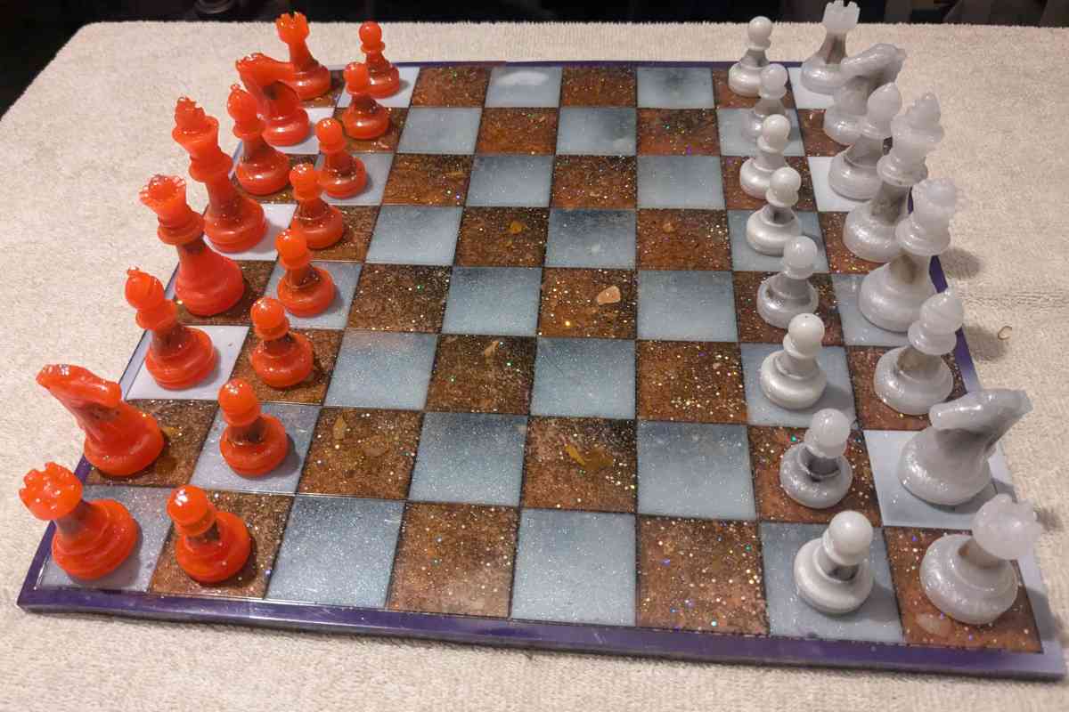 Petrified Wood Chess Set