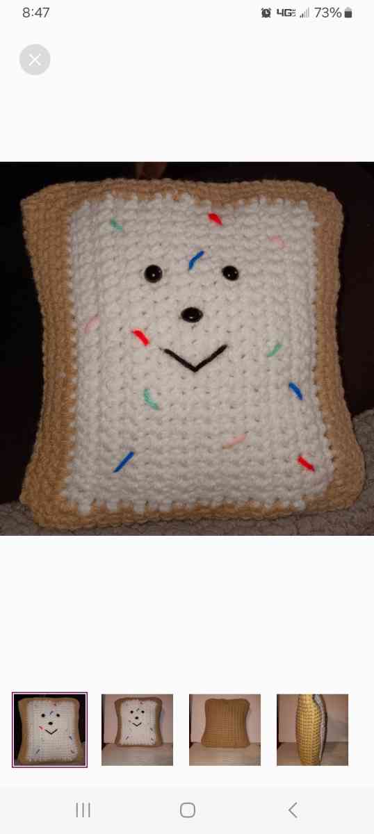 Handmade Crochet Pop Tart