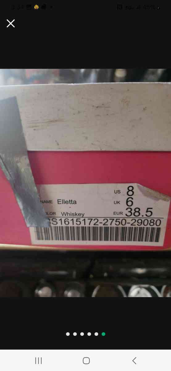 women size 8 brown brand new ankle boots