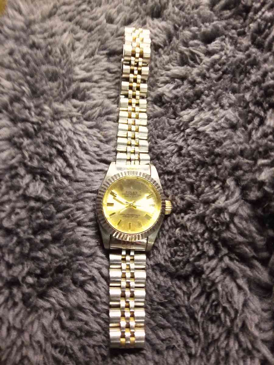 Rolex ladys oyster perpetual watch