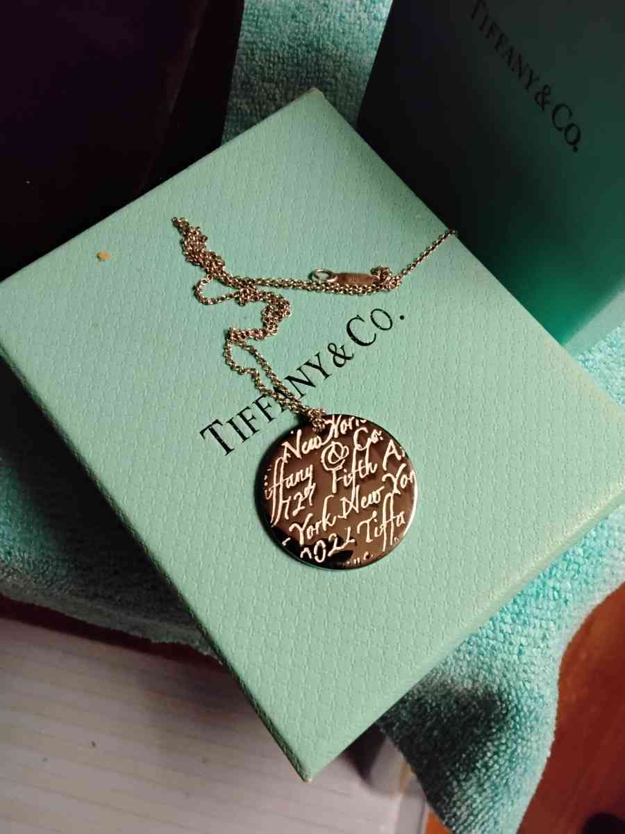TIFFANYCO notes NECKLACE