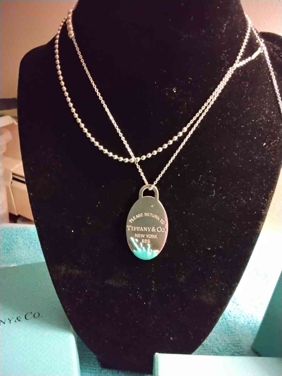 TIFFANYCO BLUE SPLASH NECKLACE