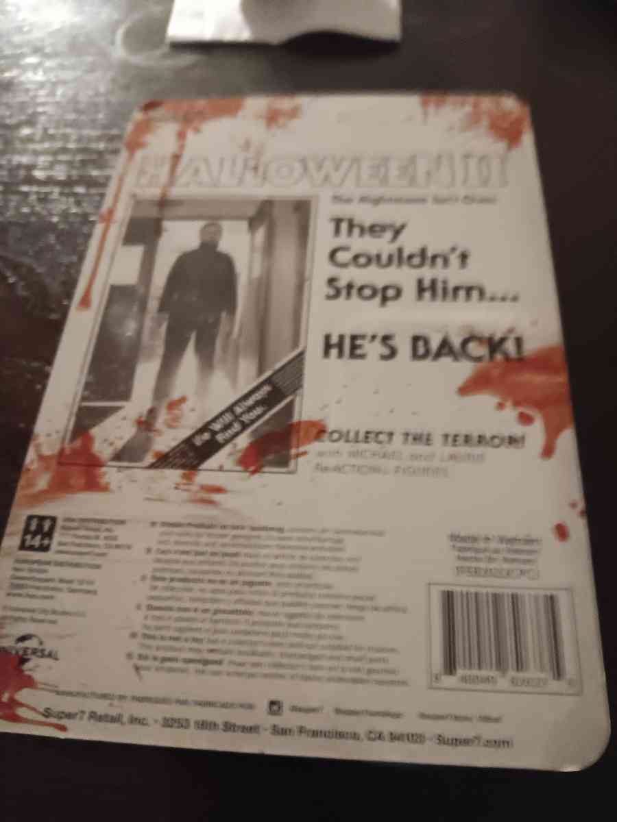 Halloween 2 michael myers horror figure mini