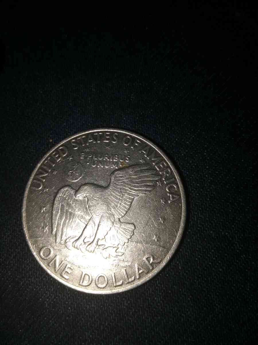 1972 eishnhower silver dollar rare flying eagle design