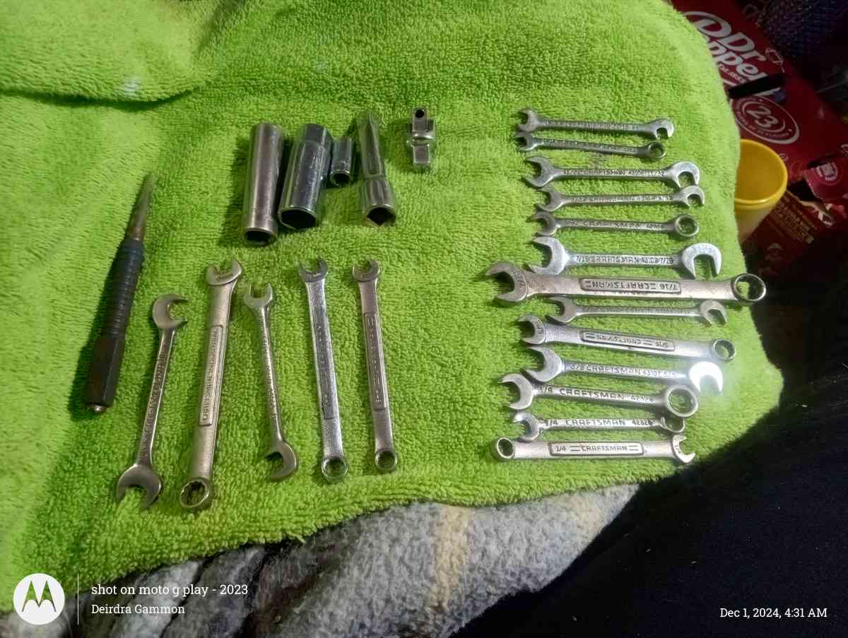 Craftsman Wrenchs  and misc  Items