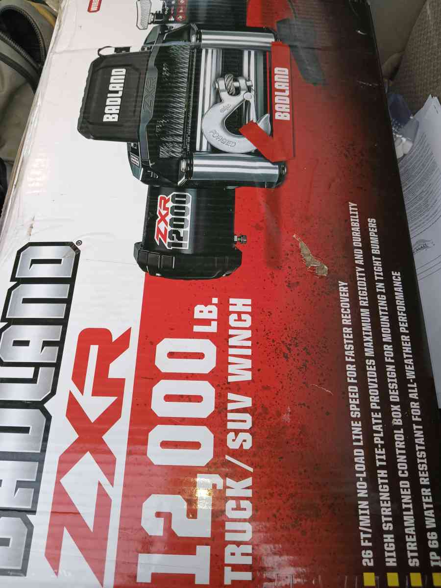 Badlands 12000 lb winch - Pahrump, Nevada - FleaMarketBay