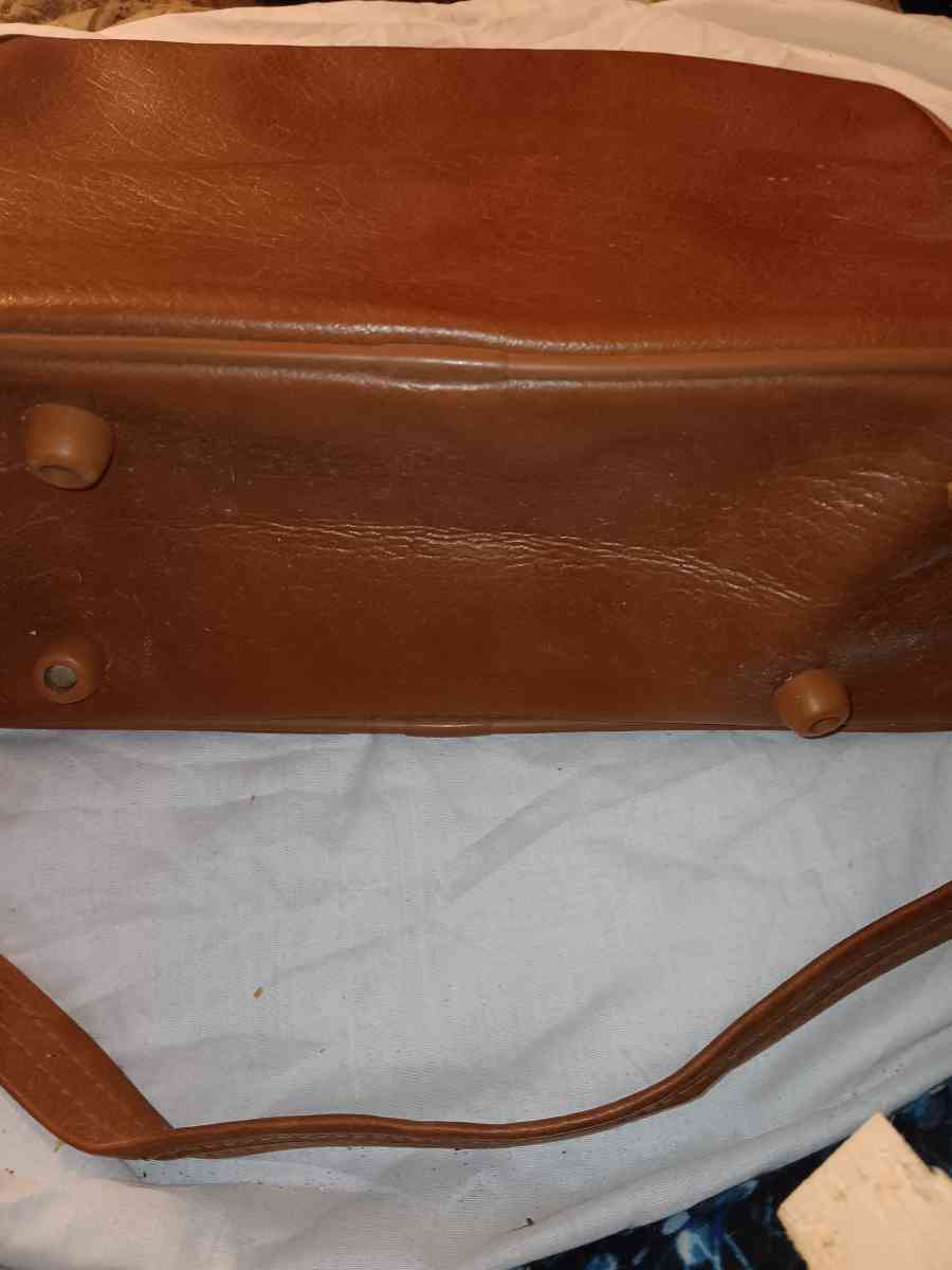 Vintage Brown weekender bag - Prentiss, Mississippi - FleaMarketBay