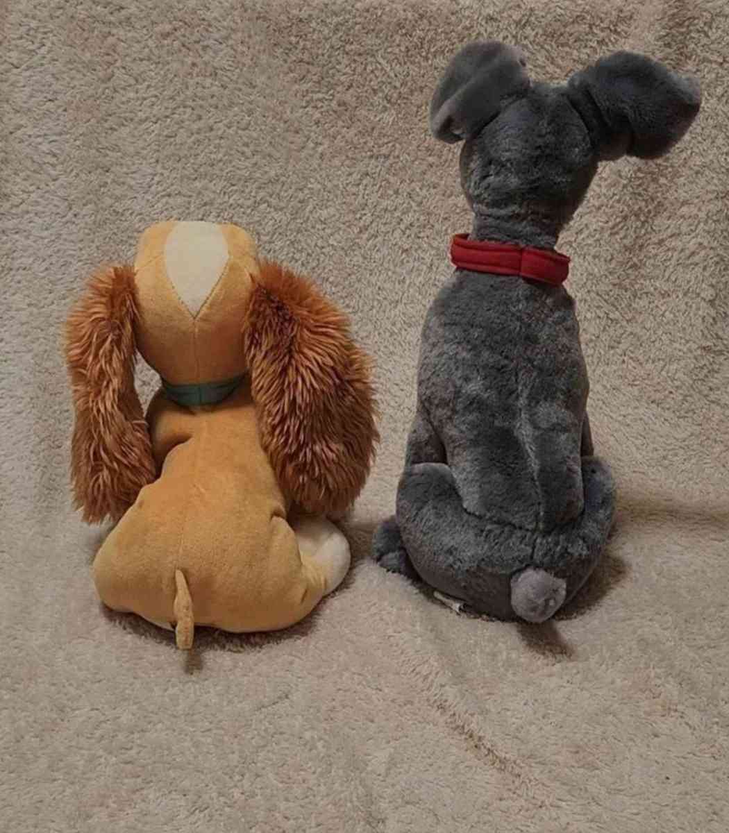 Disney Lady And The Tramp Plushes