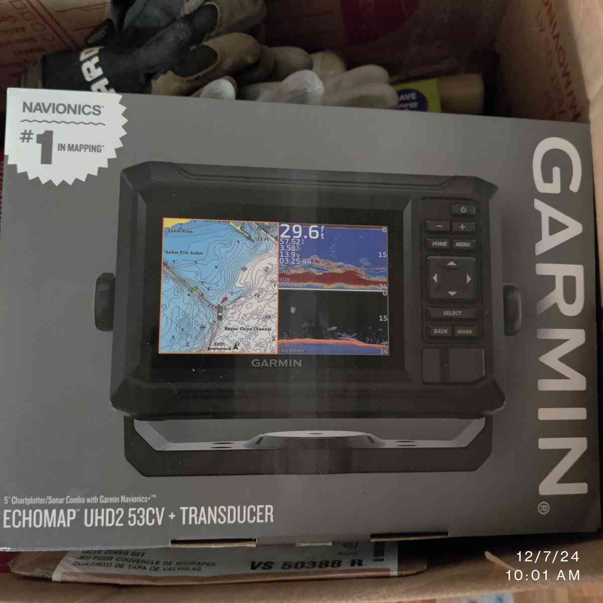 Garmin depth finder with built in navigation