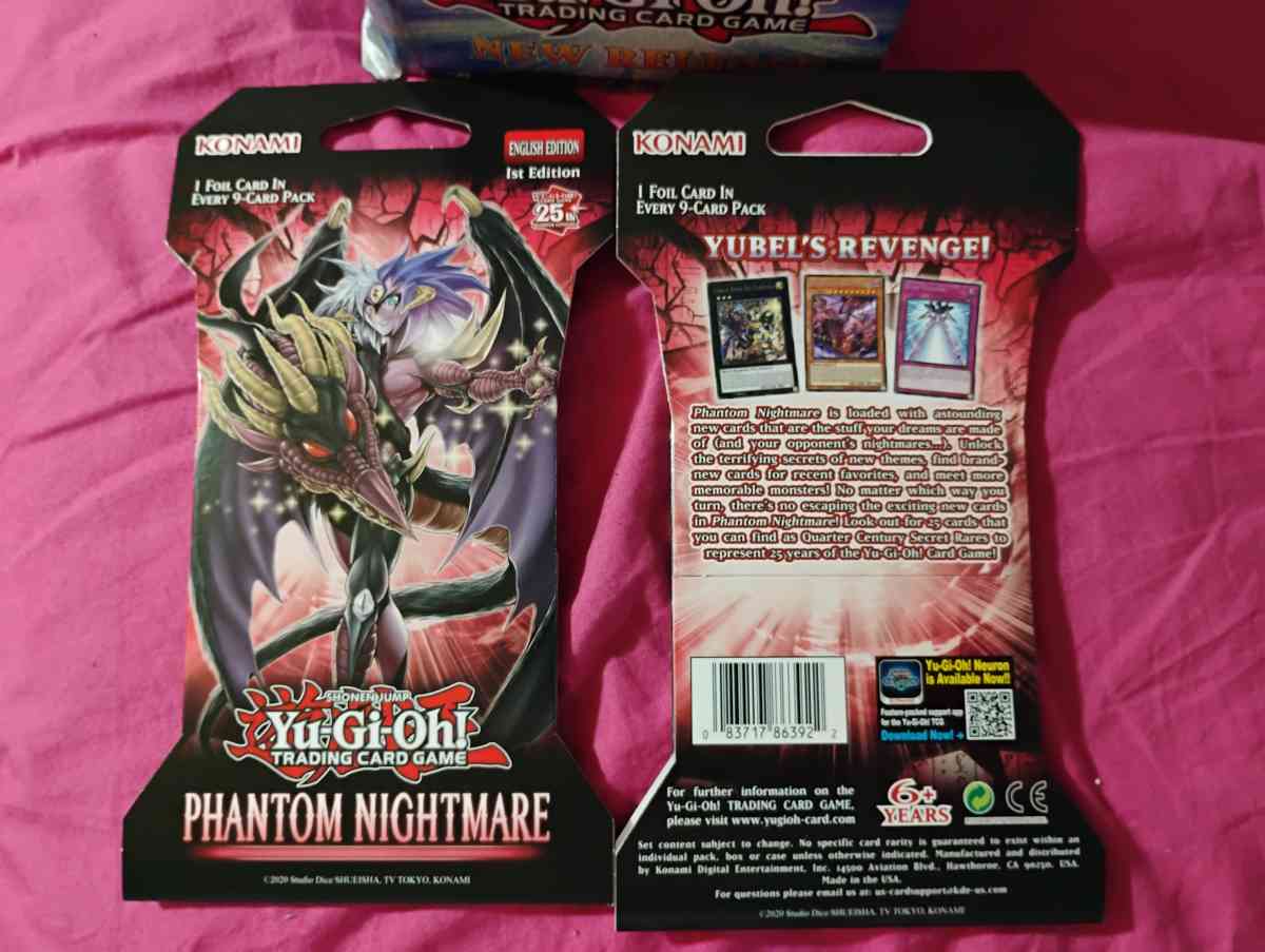 YuGiOh Phantom Nightmare Booster Packs - Indianapolis, Indiana - FleaMarketBay