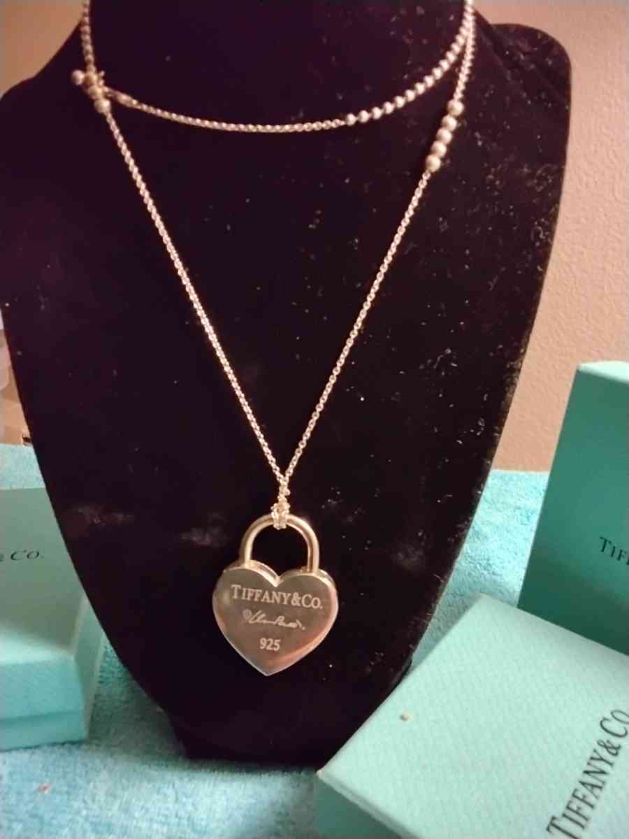 TIFFANYCO HEART LOCK NECKLACE