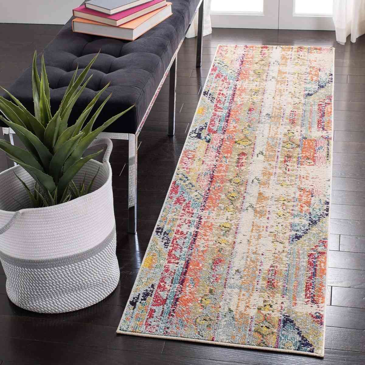colorful runner rug