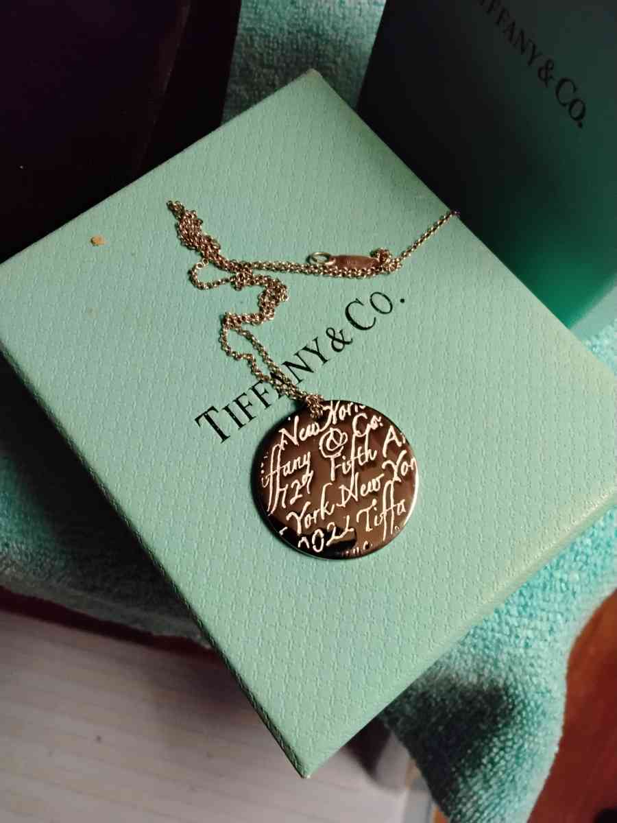 TIFFANYCO notes NECKLACE