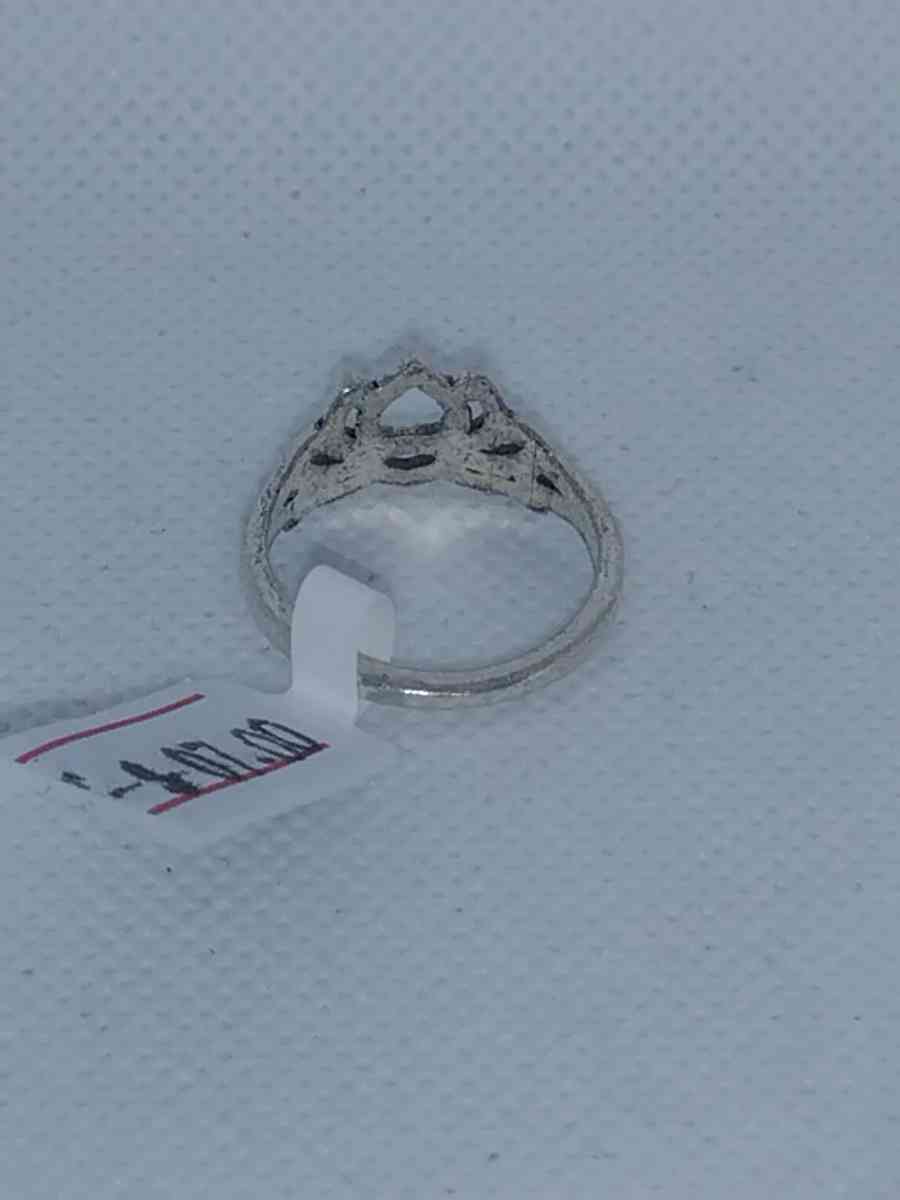 Silver Lotus Flower Ring