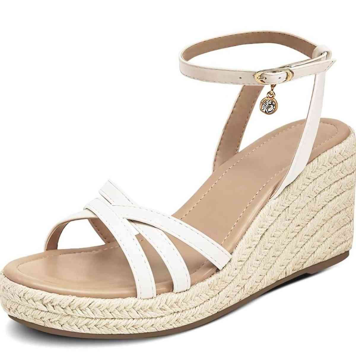 White Platforms Wedge Sandal - Louisville, Kentucky - FleaMarketBay