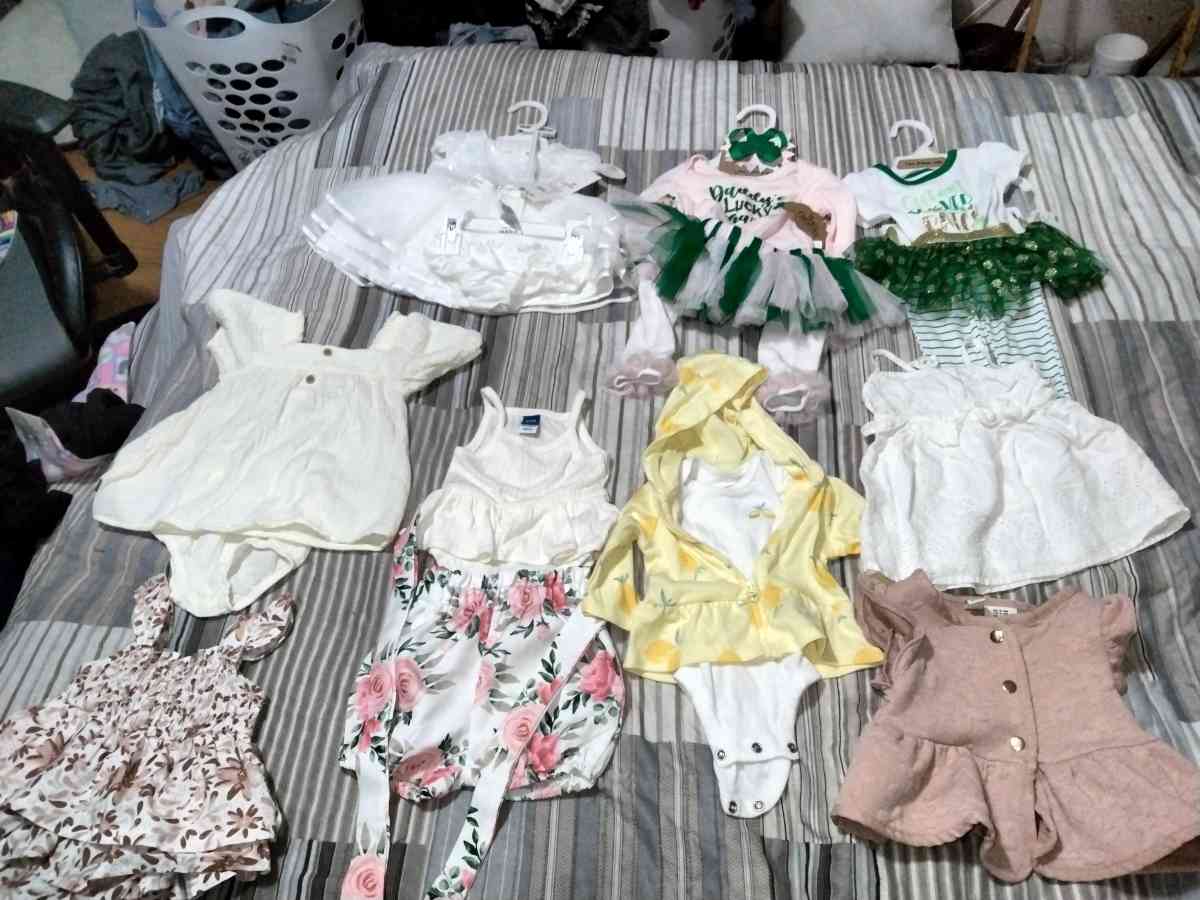 0 to 3 months old girl clothes