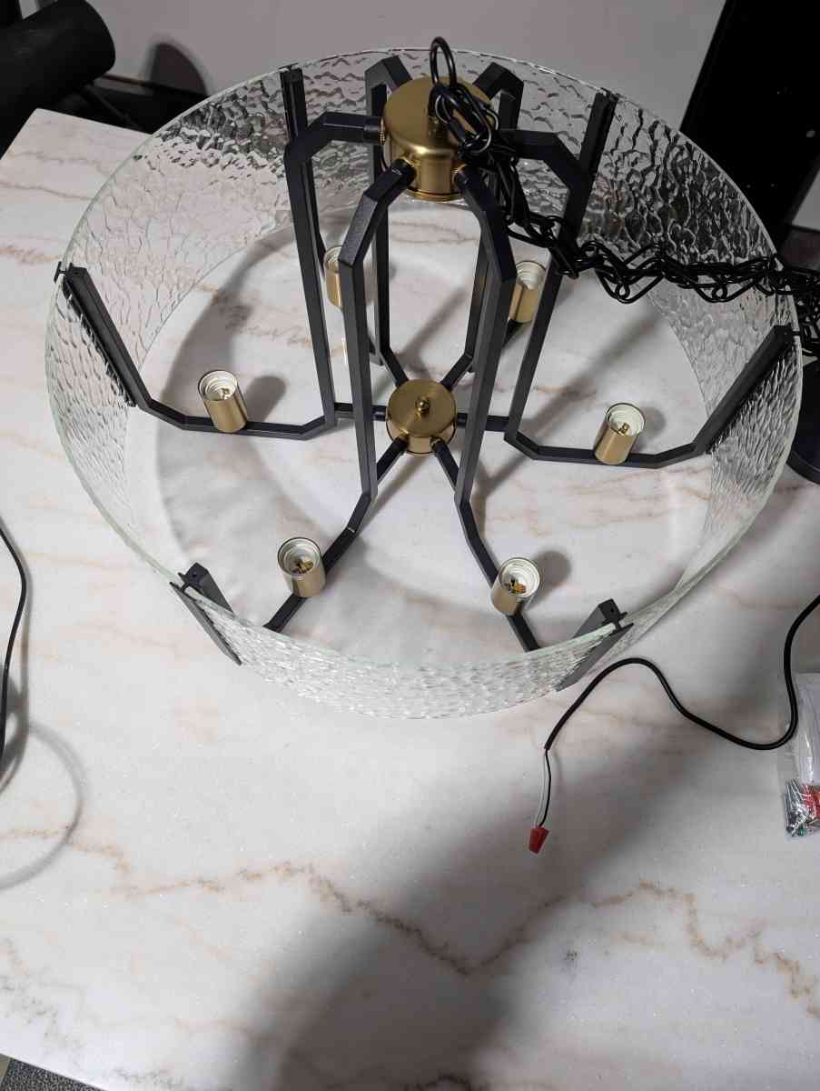 Cocostar Black Drum Chandelier