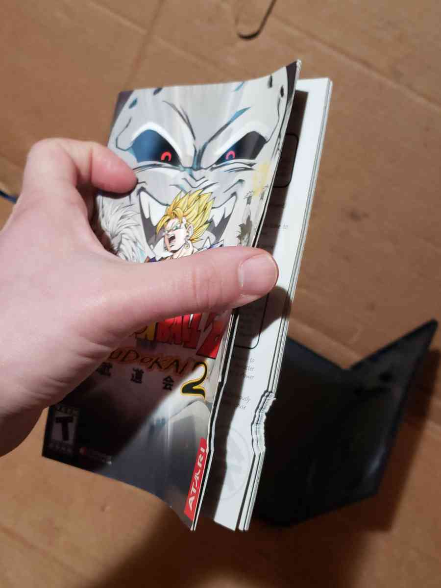 Dragon Ball Z budokai 2 ps2 Case And Manual Only