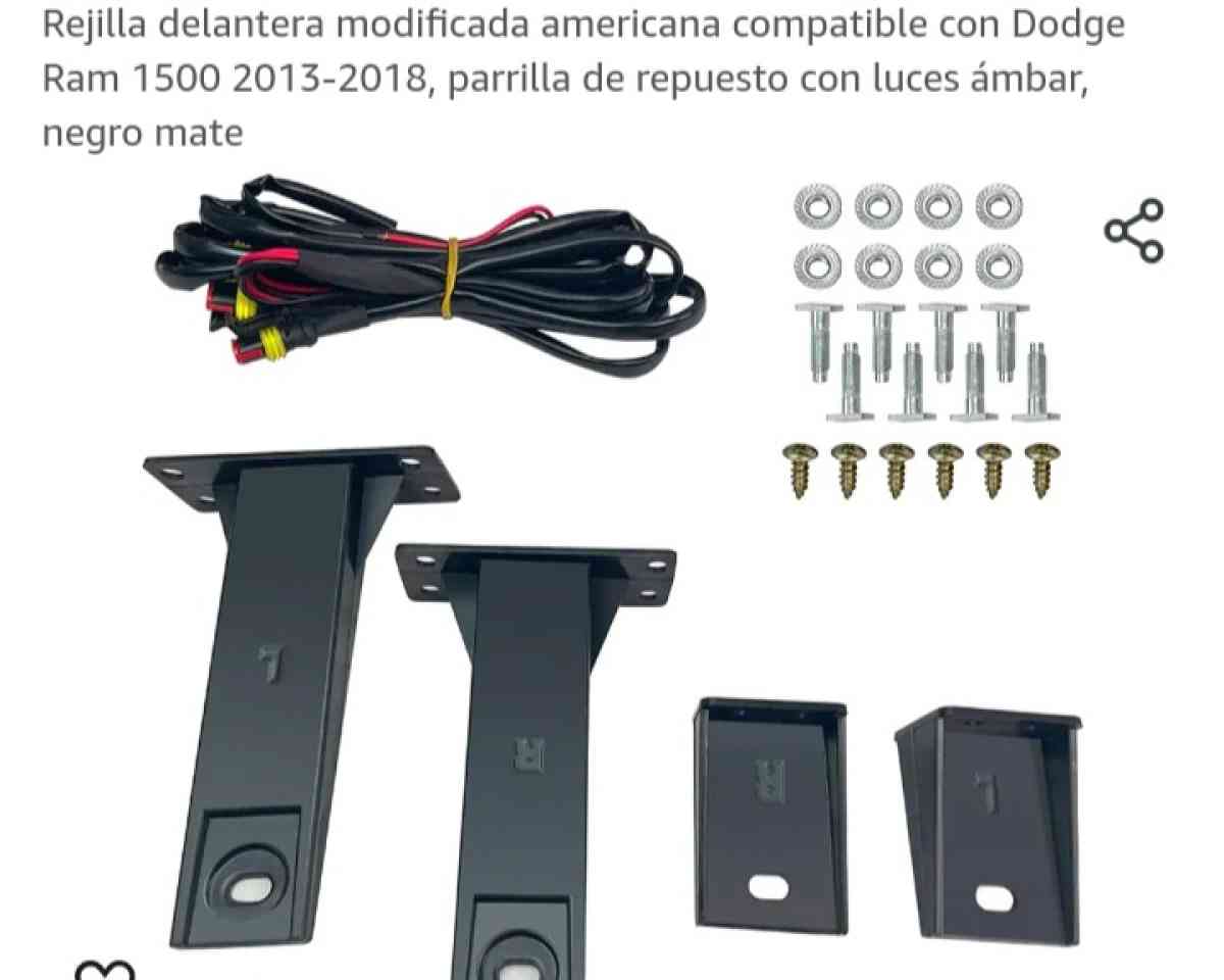 Offer grill with amber light for ram 1500 2013 2015 - Atlanta, Georgia - FleaMarketBay