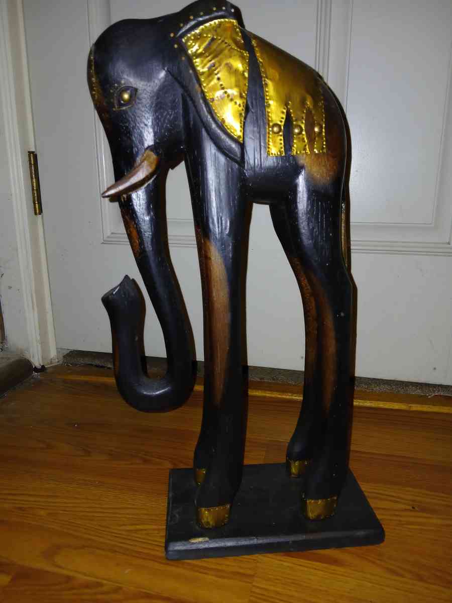 Vintage Handcrafted Elephant - Coeur D Alene, Idaho - FleaMarketBay