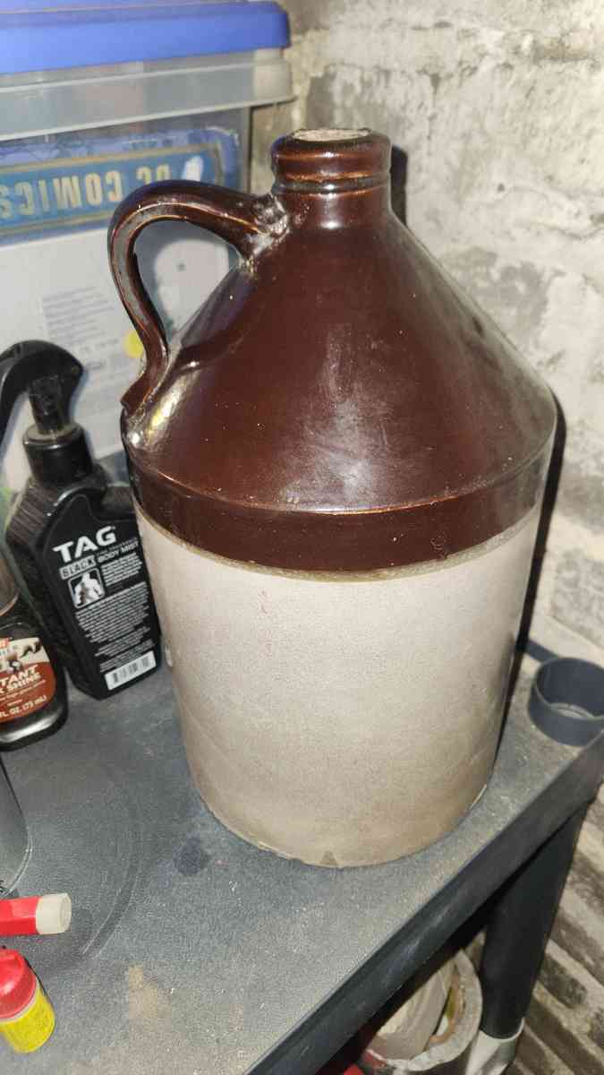 antique moonshine jug