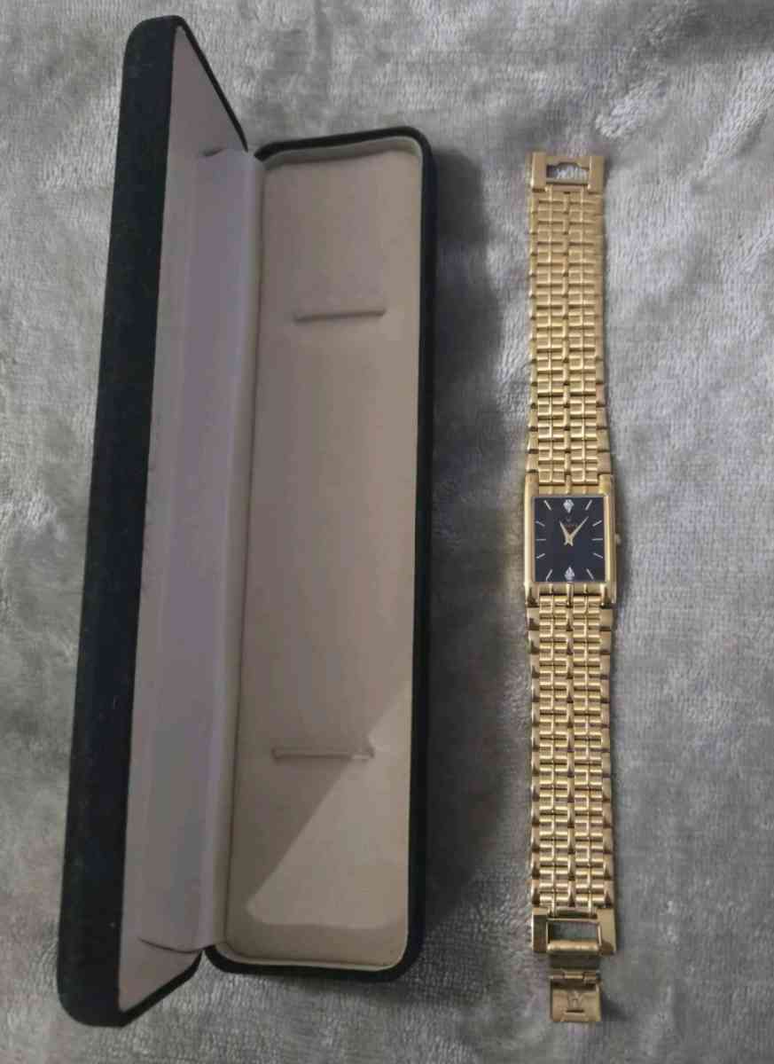 Bulova Gold Introducing Modern Quadra