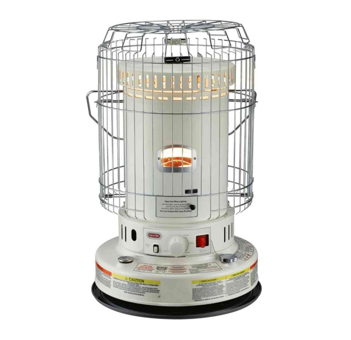Kerosene Heater  23800 BTU  Brand DynaGlo  Color Ivory  New