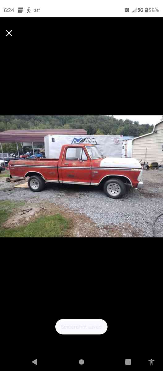 1973 Ford ranger F100 302 3 speed - Cosby, Tennessee - FleaMarketBay