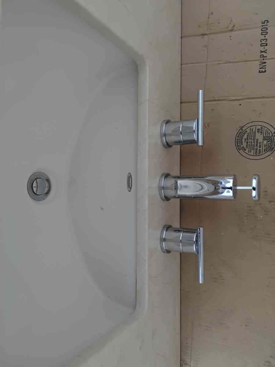 Bathroom Granite Vanity Top with Sink Faucet Display Model