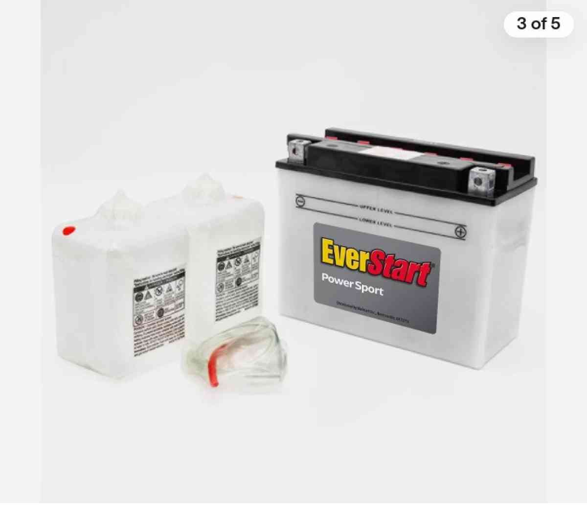 EverStart Lead Acid PowerSport Battery Group Size 50N18LA3 1