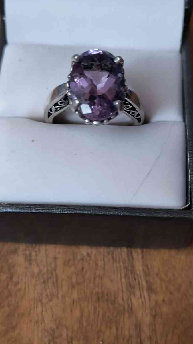 Kabana Sterling Amethyst Ring