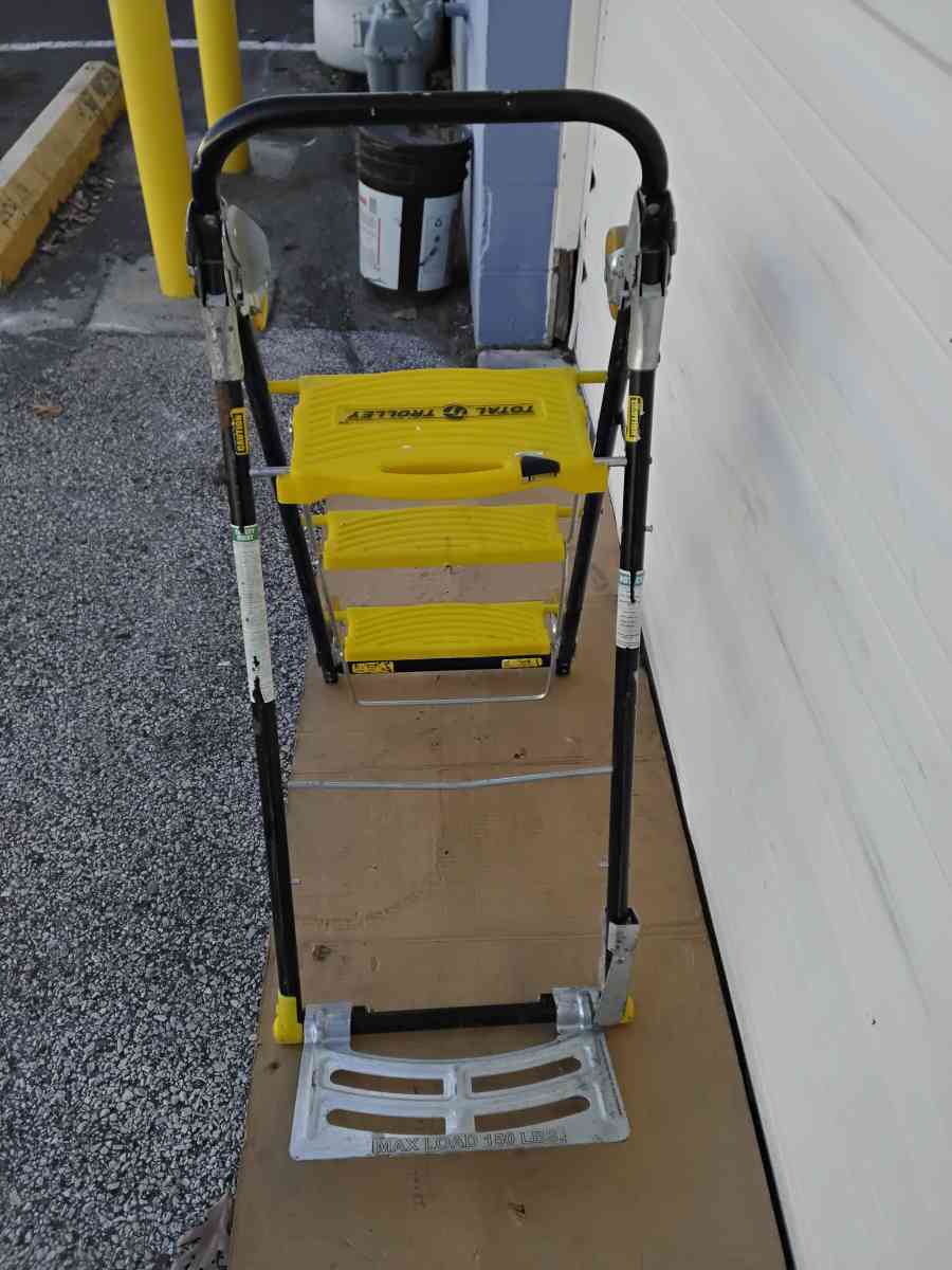 Nice Hand Truck and Step Ladder and Dolly Like New