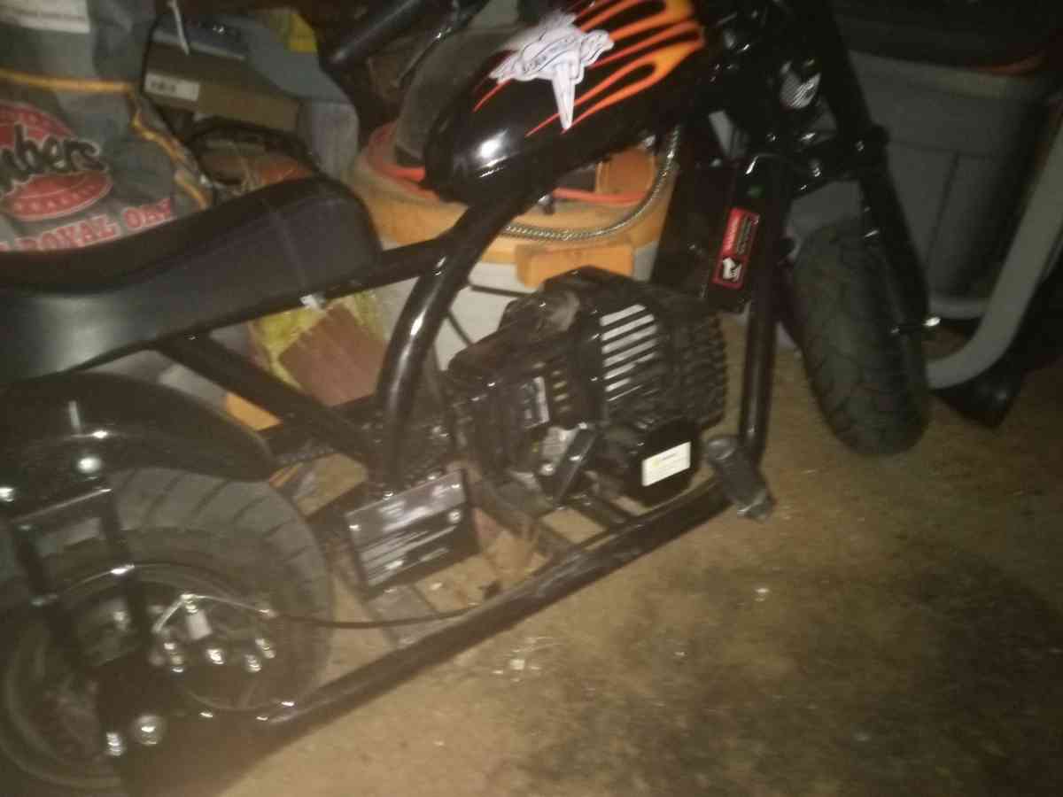 Mni bike and go cart trying to swap