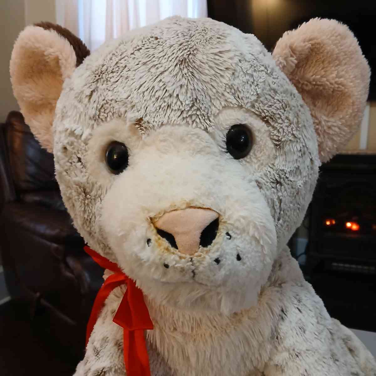 XL Leopard Plush Toy 25 inches Sitting