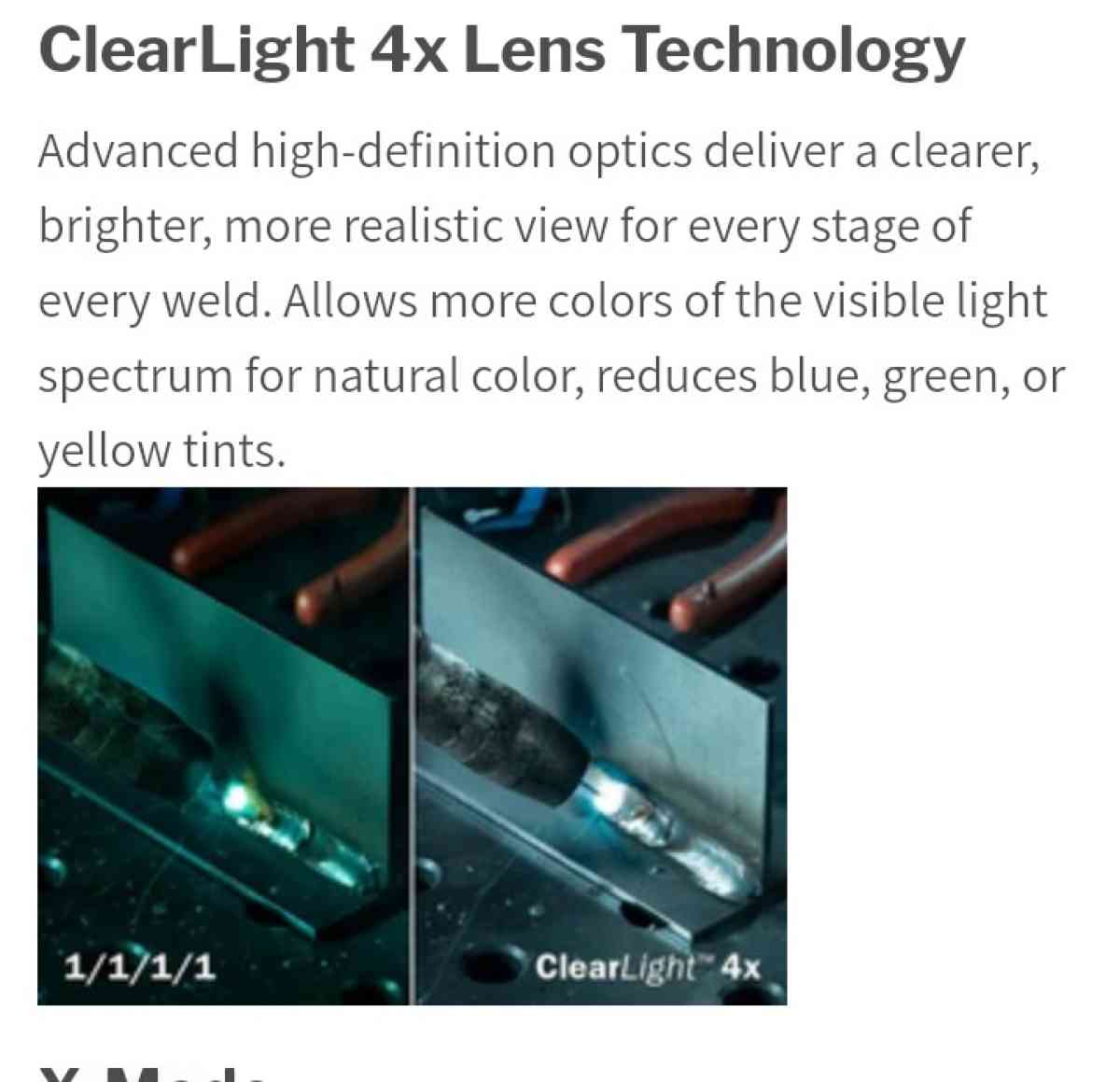 Miller Digital Elite Welding Helmet w Clear Light 4x Black