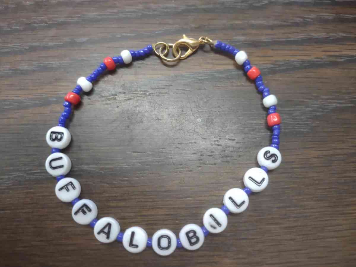 buffalo bills bracelet handmade