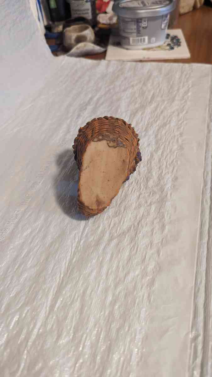 Cornucopia Figurine with a Sunflower and Gourds Harvest  Tha