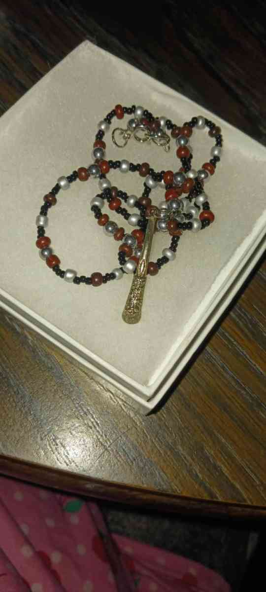 all handmade these necklaces